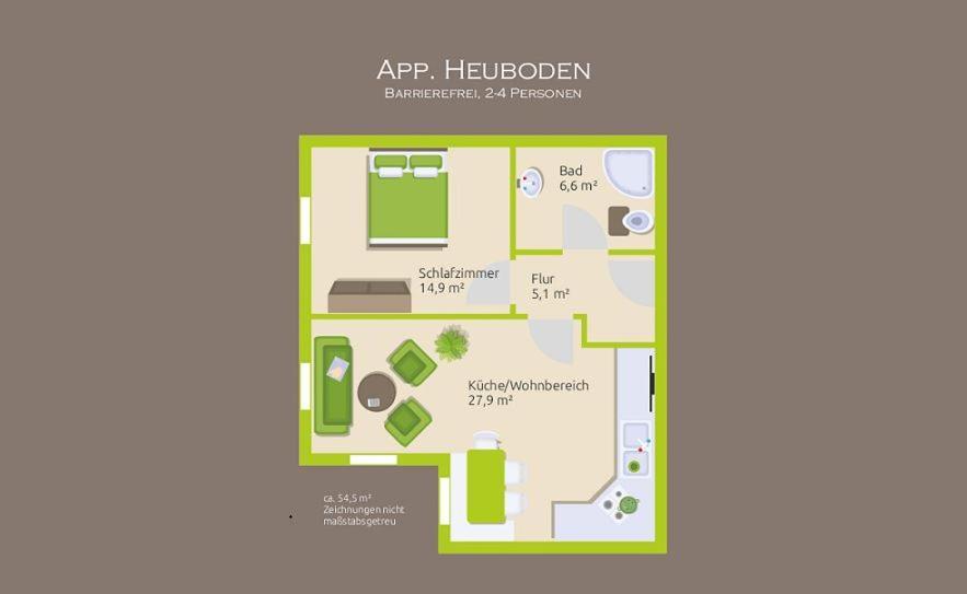 Goellner Hof Apartment Unterwoessen Luaran gambar